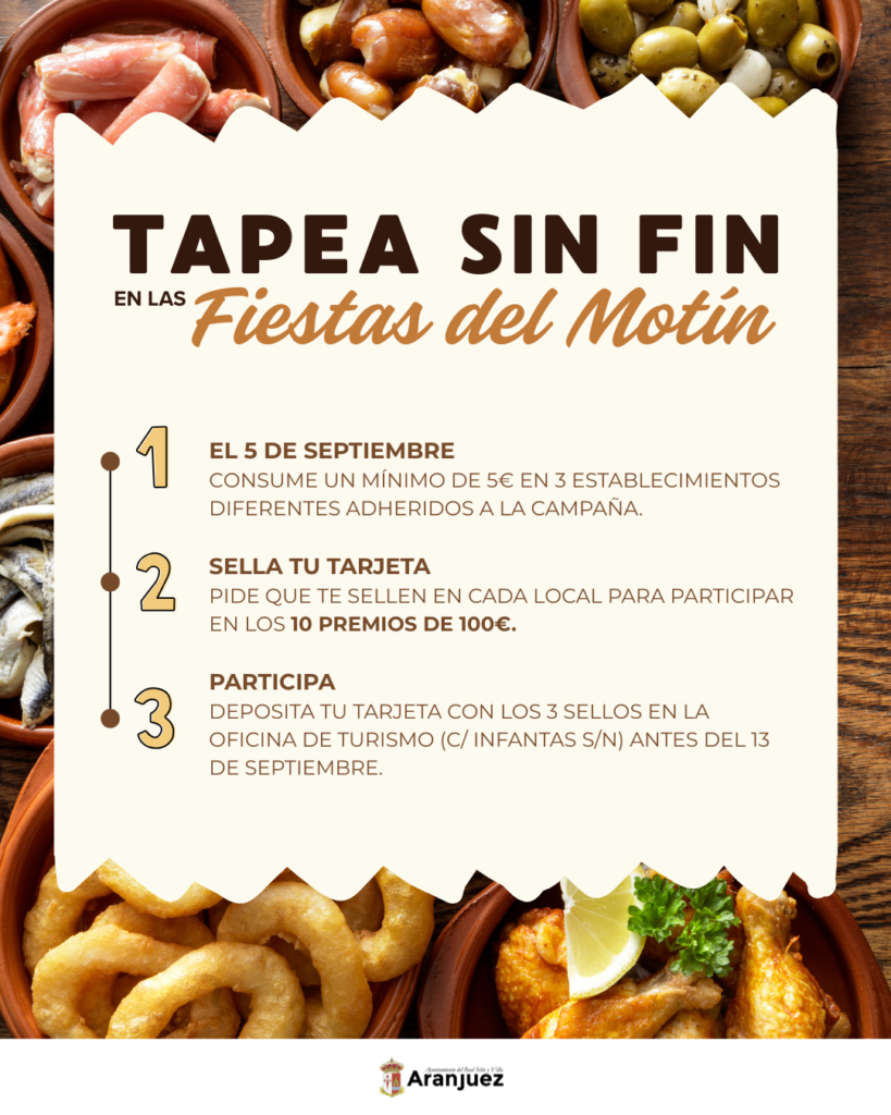 TAPEA-SIN-FIN-819x1024 Tapeo, música y descenso pirata, avances de las Fiestas del Motín 2026
